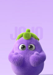 Cute eggplant