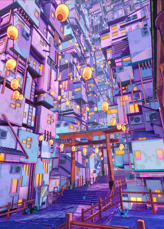 Lofi Shrine Alley