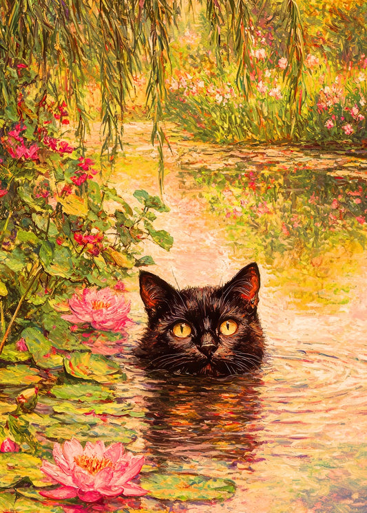 cat drowns