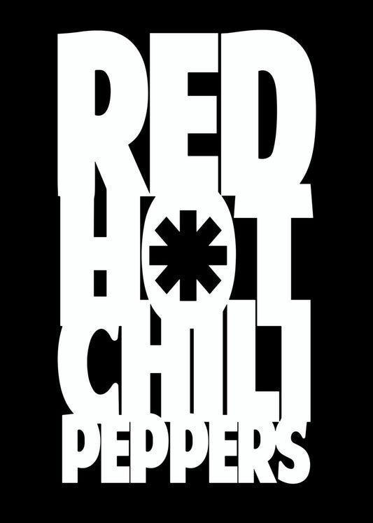 Red Hot Chili Peppers Text Art