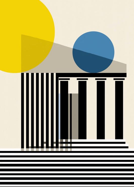 Greece Illustration Minimalism