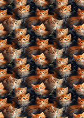 Cute Ginger Kitten Pattern