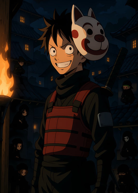 Luffy ANBU – Ninja Straw Hat, One Piece