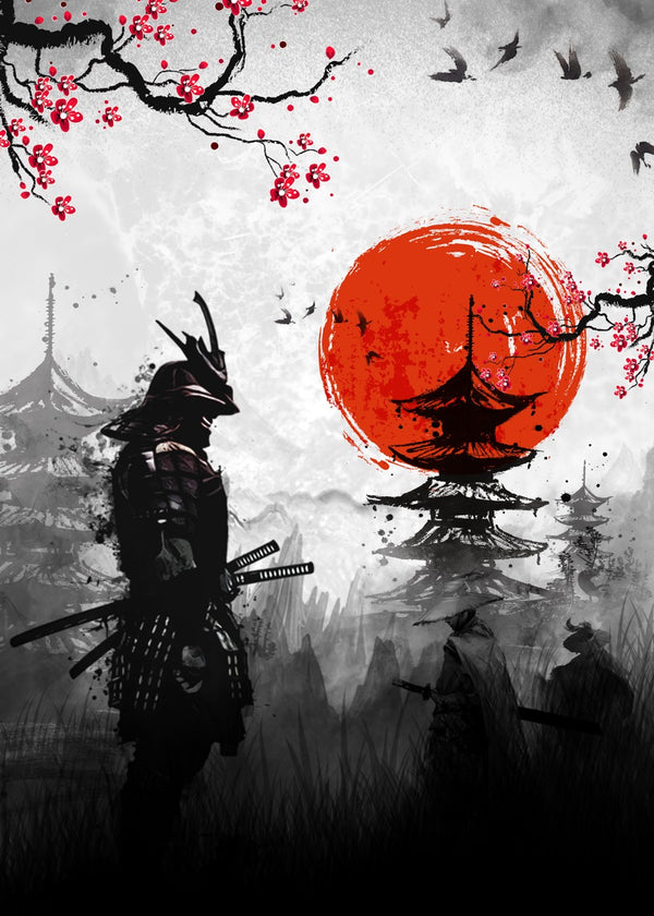 Samurai Warriors Under Red Sun