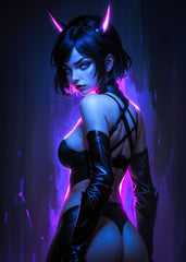 Bad Devil horned Girl