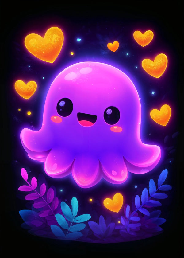 Glowing Octopus Love