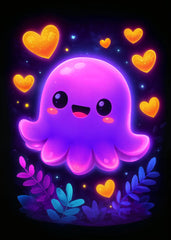 Glowing Octopus Love