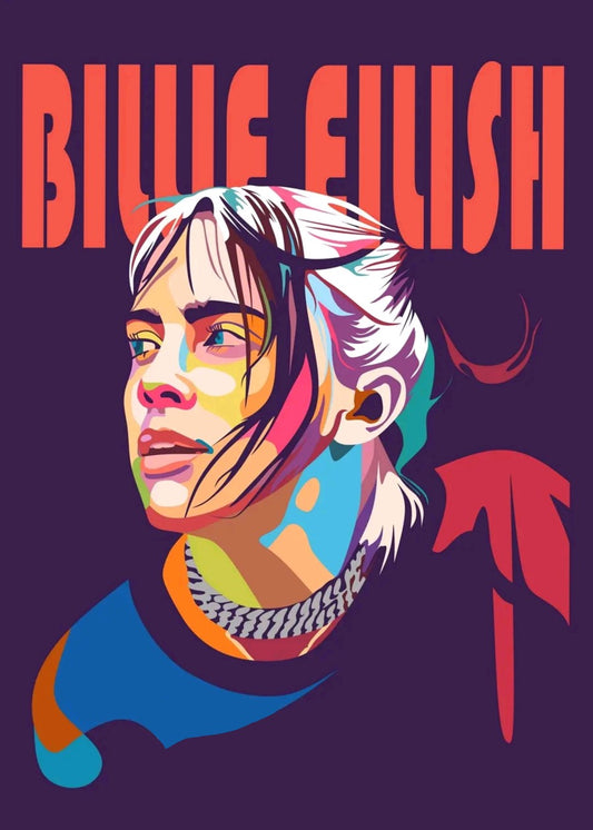 Billie Eilish pop art