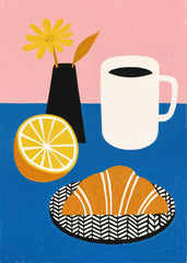 Minimalist Breakfast Print
