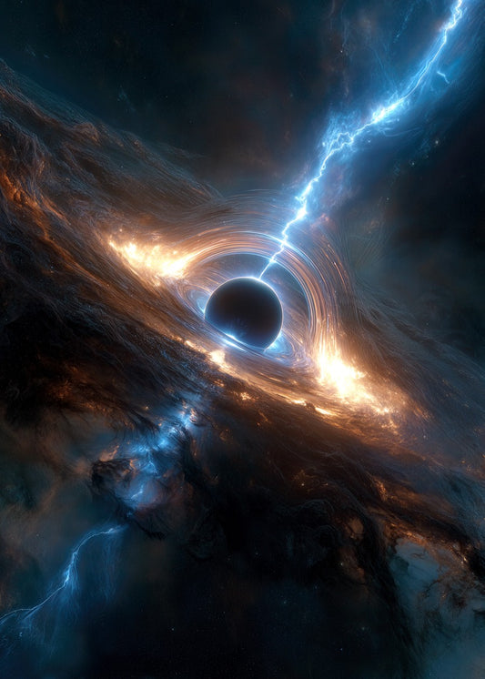 Black Hole Unleashing Energy