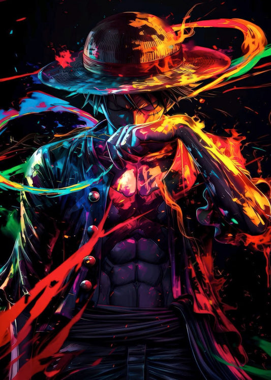 D Luffy Neon