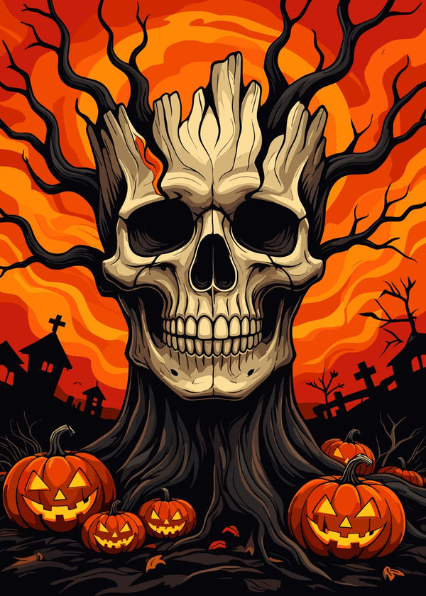 Haunted Skull Tree of Darkness