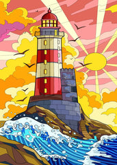 view of the lighthouse on the 