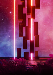Neon landscape: Stargate