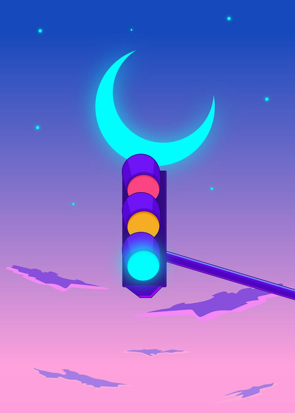 aesthetic traffic light