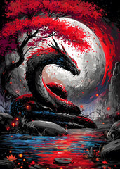 Serpent's Moonlit Reverie