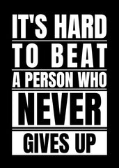 It's Hard To Beat