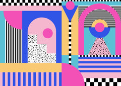 Vintage 80s Memphis Pattern