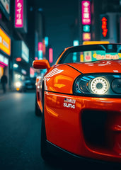 Supra orange car