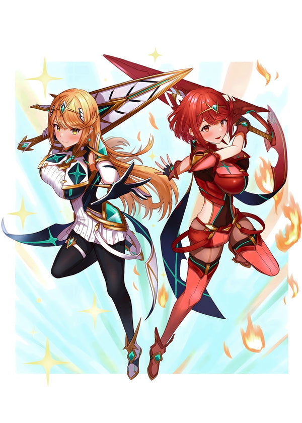 Xenoblade Pyra and Mythra