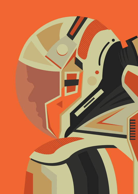 Retro Astronaut The Martian