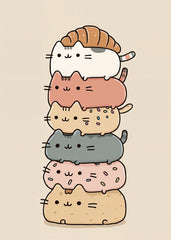 Purrfect Pastry Stack