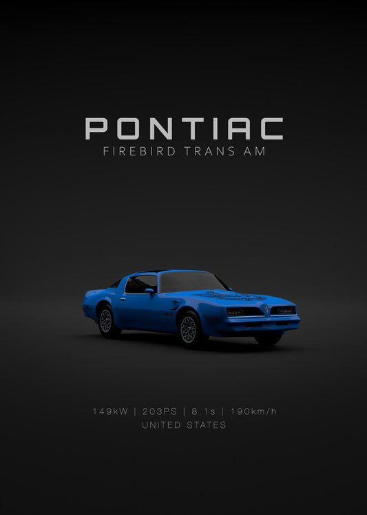 Pontiac Firebird Trans Am Blue