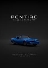 Pontiac Firebird Trans Am Blue
