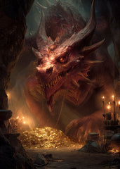 Majestic Dragon and Hoard