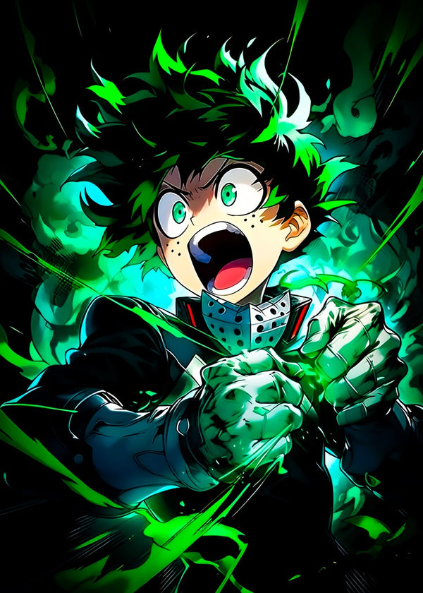 Deku Shocked Power Up
