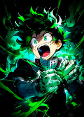 Deku Shocked Power Up