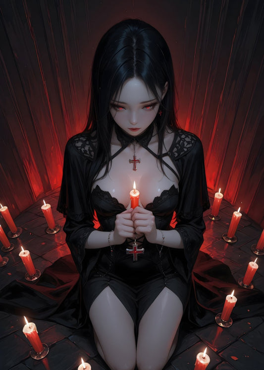 Eerie Candlelight Vigil