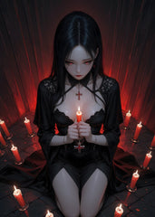 Eerie Candlelight Vigil