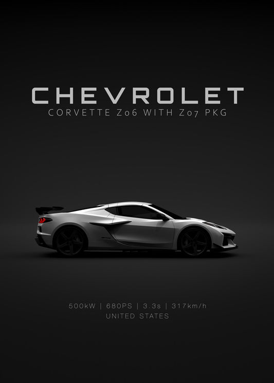 Chevrolet Corvette C8 White