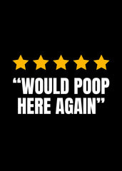 Would poop here again