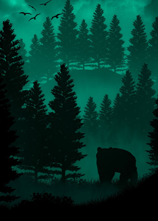 bear and forest
