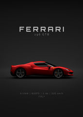 2021 Ferrari 296 GTB - Red