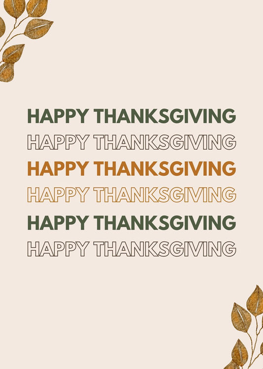 Happy Thanksgiving – Autumn 