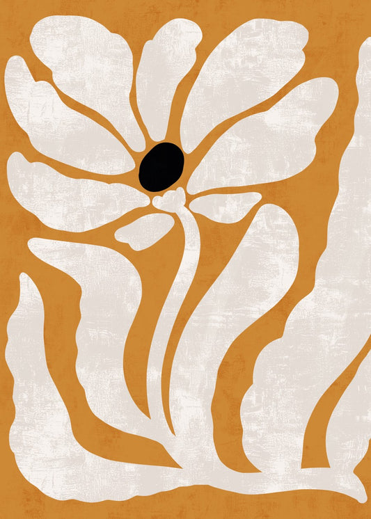 White Bloom on Ochre