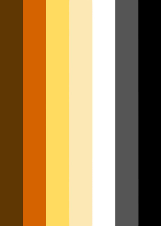 Vertical Color Palette: Brown 