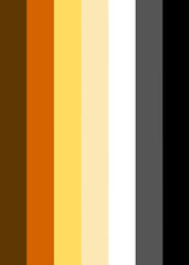 Vertical Color Palette: Brown 