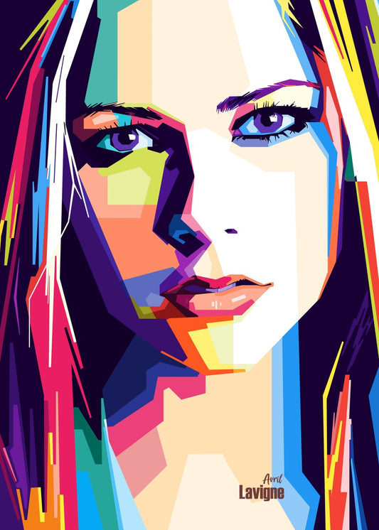 Avril Lavigne, WPAP Popart Style