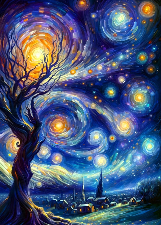 starry night sky dance tonight
