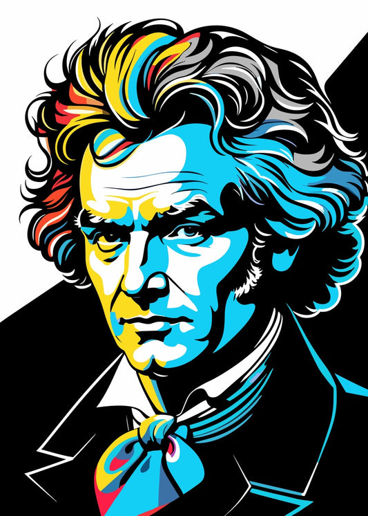Beethoven Portrait Pop Art