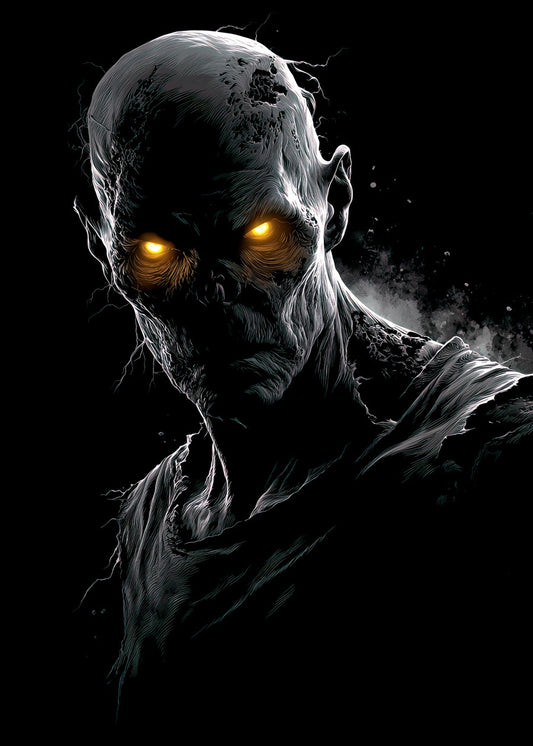 Zombie With Glowing Eyes