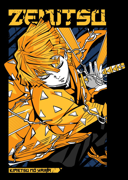 Zenitsu Thunder Strike Art