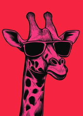 Cool Pink Giraffe