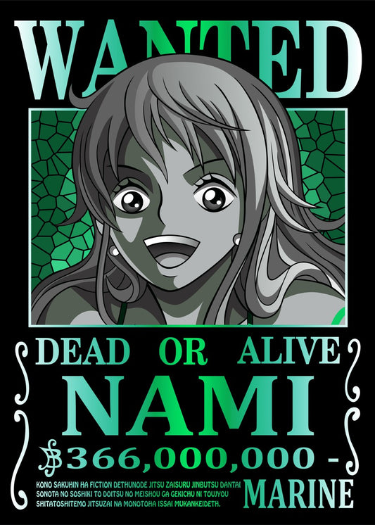 One Piece Wanted Poster