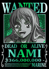 One Piece Wanted Poster