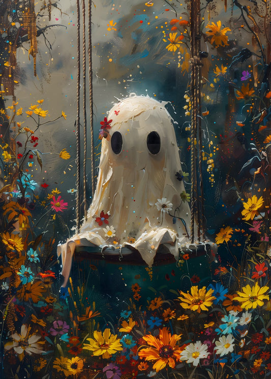 Ghostly Garden Swing